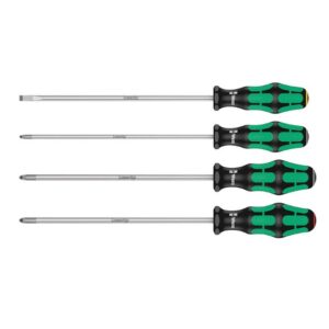 Wera 347736 335/350/355/4 Kraftform Plus Laser-Tip Screwdriver set