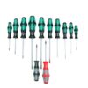 Wera 347901 334/368/12 Kraftform Plus Slotted/Phillips/Square Screwdriver Set