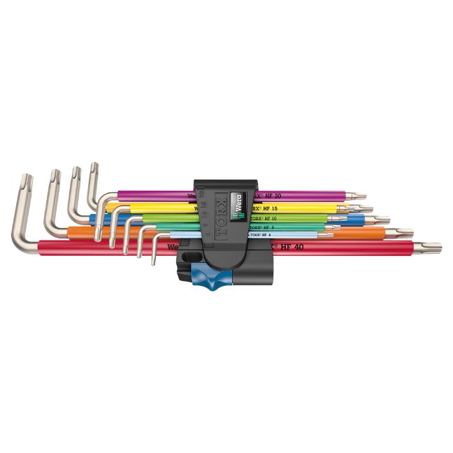 Wera 022689 3967/9 TX SXL Multicolour HF Stainless Steel L-key Set