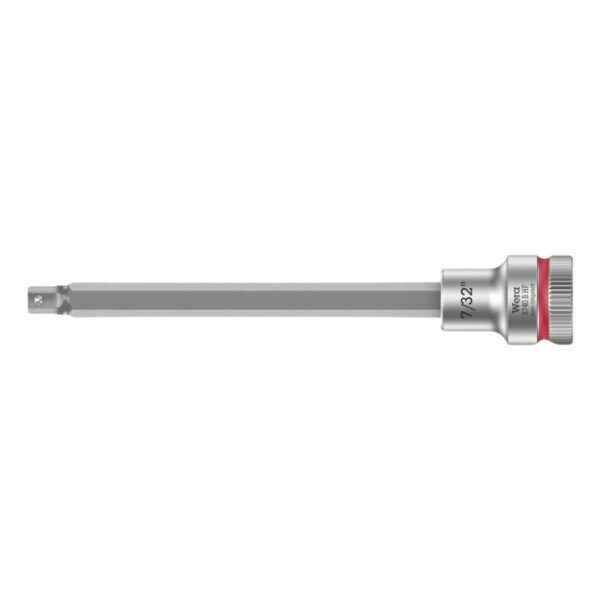 Wera 003088 8767 B HF Zyklop Hex-Plus 3/8" Drive Long Bit Socket with Holding Function-7/32" Wera 003088 8767 B HF Zyklop Hex-Plus 3/8" Drive Long Bit Socket with Holding Function-7/32"
