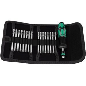 Wera 059293 Kraftform Kompakt 60 Torque 1.2 - 3.0 Nm Torque Screwdriver Set 17-Piece