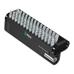 Wera 057908 BIT-CHECK 30 Classic 8 Torx Bit Set 31-Piece