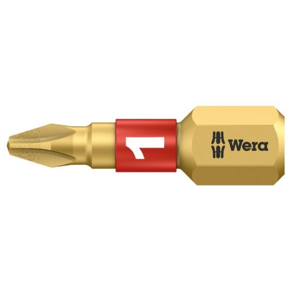 Wera 056400 851/1 PH1 x 25mm BiTorsion Diamond Coated Phillips Bit 10-Pack Wera 056400 851/1 PH1 x 25mm BiTorsion Diamond Coated Phillips Bit 10-Pack