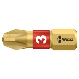Wera 056404 851/1 PH3 x 25mm BiTorsion Diamond Coated Phillips Bit 10-Pack