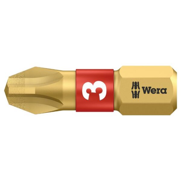Wera 056404 851/1 PH3 x 25mm BiTorsion Diamond Coated Phillips Bit 10-Pack Wera 056404 851/1 PH3 x 25mm BiTorsion Diamond Coated Phillips Bit 10-Pack