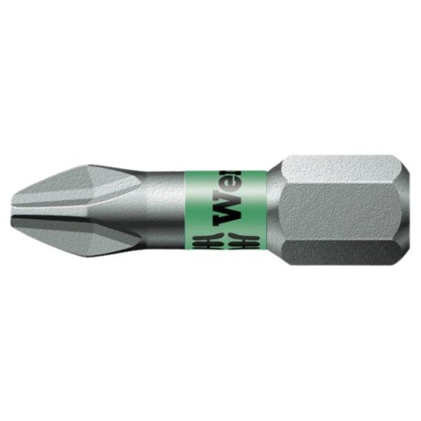 Wera 056420 851/1 PH1 x 25mm BiTorsion Phillips Bit 10-Pack Wera 056420 851/1 PH1 x 25mm BiTorsion Phillips Bit 10-Pack