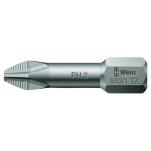 Wera 056660 853/1 PH1 x 25mm Torsion ACR Phillips Bit 10-Pack