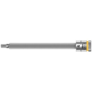 Wera 003334 8740 A HF Zyklop Bit Socket with 1/4" Drive with Holding Function, 4.0 x 100mm