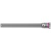 Wera 003340 8740 A HF Zyklop Bit Socket with 1/4" Drive with Holding Function, 8.0 x 100mm