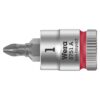 Wera 003350 8751 A PH Zyklop Bit Socket with 1/4" Drive, PH1 x 28mm