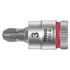 Wera 003352 8751 A PH Zyklop Bit Socket with 1/4" Drive, PH3 x 28mm