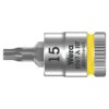 Wera 003363 8767 A HF Torx Zyklop Bit Socket 1/4" Drive with Holding Function , TX15 x 28mm