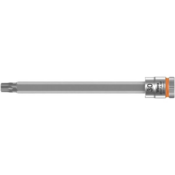 Wera 003370 8767 A HF Torx Zyklop Bit Socket 1/4" Drive with Holding Function , TX30 x 100mm