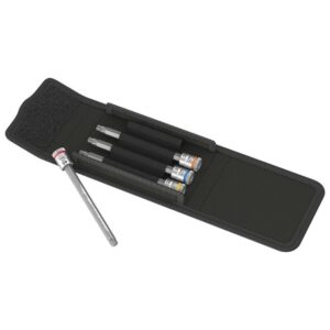 Wera 003375 8767 A Torx HF 1 1/4" Drive Zyklop Bit Socket Set, with Holding Function, 4-Piece