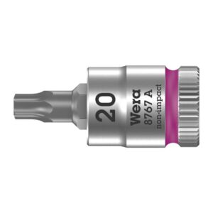 Wera 003391 8767 A Zyklop Torx Bit Socket 1/4" Drive, T20x28mm