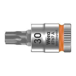 Wera 003393 8767 A Zyklop Torx Bit Socket 1/4" Drive, T30x28mm