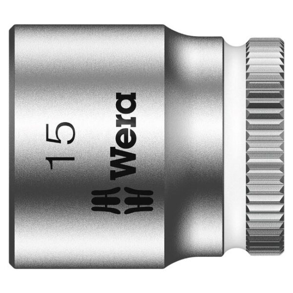 Wera 003499 8790 Zyklop Socket 1/4" Drive, 15mm
