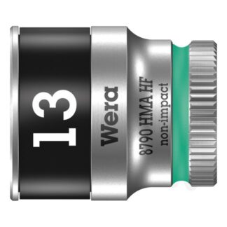 Wera 003728 8790 HMA HF Zyklop Socket, 1/4" Drive with Holding Function - 13.0mm
