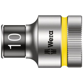 Wera 003730 8790 HMC HF 10 1/2" Drive Zyklop Socket with Holding Function, 10mm