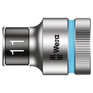 Wera 003731 8790 HMC HF 11 1/2" Drive Zyklop Socket with Holding Function, 11mm