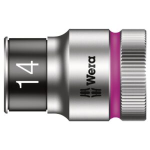 Wera 003734 8790 HMC HF 14 1/2" Drive Zyklop Socket with Holding Function, 14mm