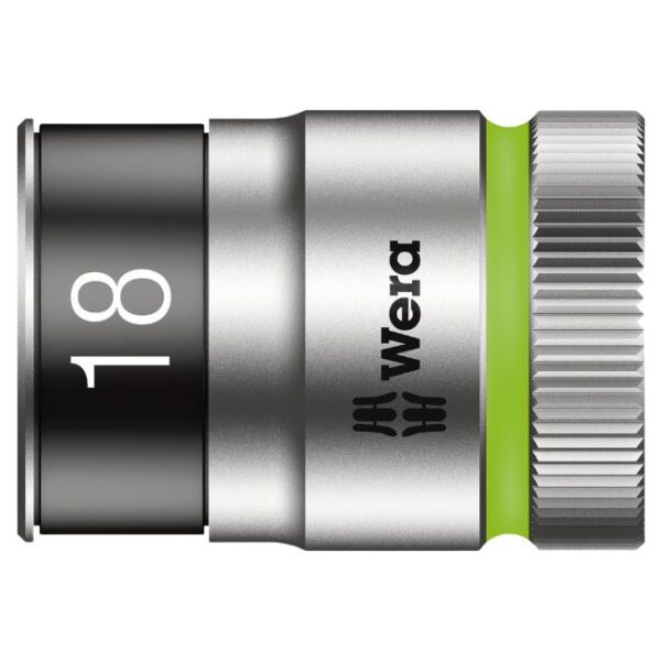 Wera 003738 8790 HMC HF 18 1/2" Drive Zyklop Socket with Holding Function, 18mm