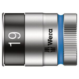 Wera 003739 8790 HMC HF 19 1/2" Drive Zyklop Socket with Holding Function, 19mm