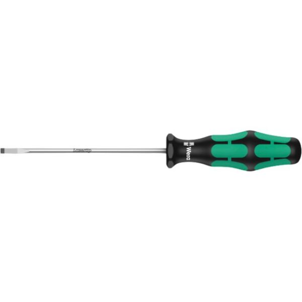 Wera 007621 334 Kraftform Plus 6.5 x 200mm Slotted Screwdriver Wera 007621 334 Kraftform Plus 6.5 x 200mm Slotted Screwdriver