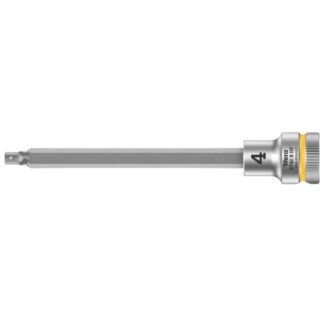 Wera 003032 870 B HF Zyklop Hex-Plus 3/8" Drive Long Bit Socket with Holding Function-4.0 mm