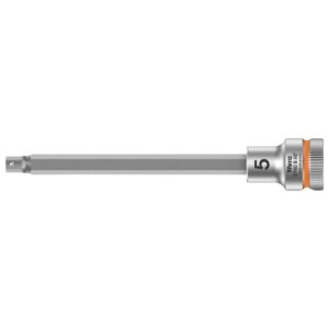 Wera 003034 870 B HF Zyklop Hex-Plus 3/8" Drive Long Bit Socket with Holding Function-5.0 mm