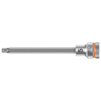 Wera 003034 870 B HF Zyklop Hex-Plus 3/8" Drive Long Bit Socket with Holding Function-5.0 mm