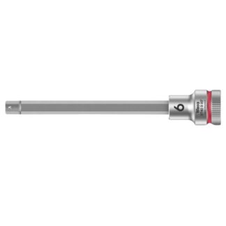 Wera 003036 870 B HF Zyklop Hex-Plus 3/8" Drive Long Bit Socket with Holding Function-6.0 mm