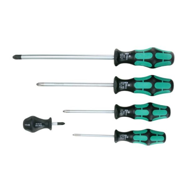 Wera 346300 350-5 Kraftform Plus Phillips Screwdriver Set