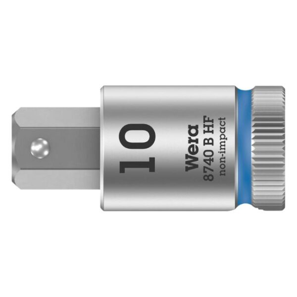 Wera 003043 870 B HF Zyklop Hex-Plus 3/8" Drive Bit Socket with Holding Function-10.0 mm Wera 003043 870 B HF Zyklop Hex-Plus 3/8" Drive Bit Socket with Holding Function-10.0 mm