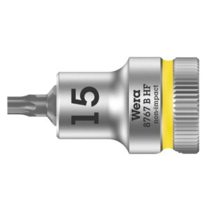 Wera 003060 8767 B HF 3/8" Drive Zyklop Torx Bit Socket with Holding Function-T15