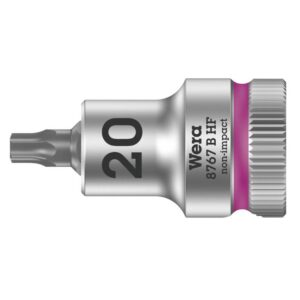 Wera 003061 8767 B HF 3/8" Drive Zyklop Torx Bit Socket with Holding Function-T20