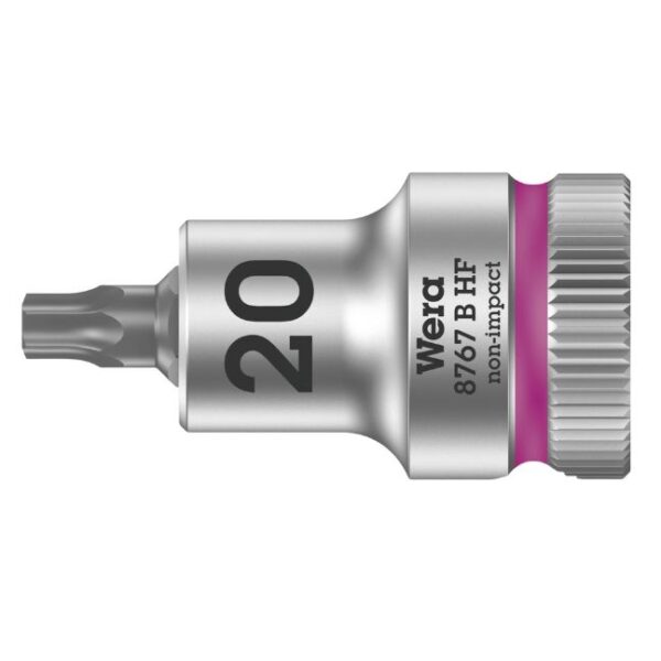 Wera 003061 8767 B HF 3/8" Drive Zyklop Torx Bit Socket with Holding Function-T20 Wera 003061 8767 B HF 3/8" Drive Zyklop Torx Bit Socket with Holding Function-T20