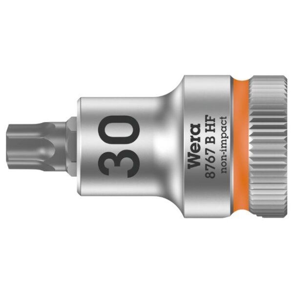 Wera 003066 8767 B HF 3/8" Drive Zyklop Torx Bit Socket with Holding Function-T30 Wera 003066 8767 B HF 3/8" Drive Zyklop Torx Bit Socket with Holding Function-T30