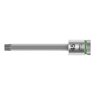 Wera 003071 8767 B HF Zyklop Hex-Plus 3/8" Drive Long Bit Socket with Holding Function-T45