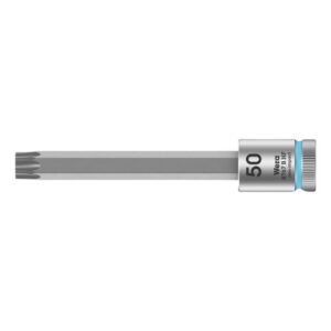 Wera 003073 8767 B HF Zyklop Hex-Plus 3/8" Drive Long Bit Socket with Holding Function-T50
