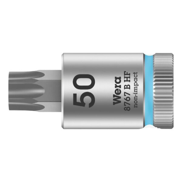 Wera 003072 8767 B HF 3/8" Drive Zyklop Torx Bit Socket with Holding Function-T50 Wera 003072 8767 B HF 3/8" Drive Zyklop Torx Bit Socket with Holding Function-T50