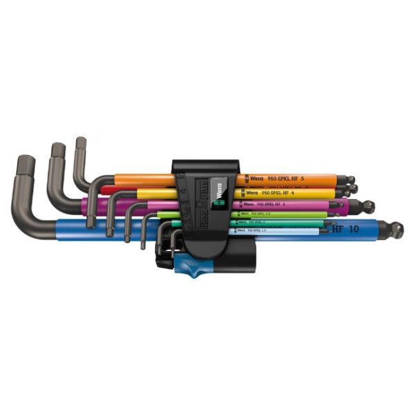 Wera 022210 950 SPKL/9 SM HF Multicolour Metric L-key Set with Holding Function Wera 022210 950 SPKL/9 SM HF Multicolour Metric L-key Set with Holding Function