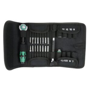 Wera 051045 Kraftform Kompakt Zyklop Ratchet 1/4" Drive Metric Set, 26-Piece