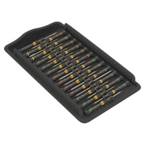 Wera 134019 Kraftform ESD Micro Big Pack 1 Precision Screwdriver Set, 25-Piece