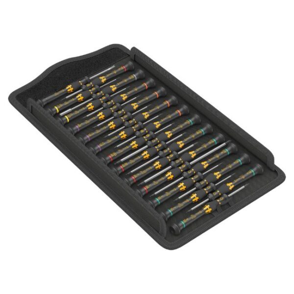 Wera 134019 Kraftform ESD Micro Big Pack 1 Precision Screwdriver Set, 25-Piece