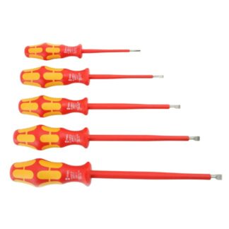 Wera 346276 160i/162i/5 VDE Insulated Slotted and Phillips Screwdriver Set