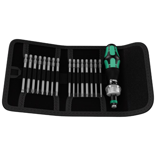 Wera 051040 Kraftform Kompakt 60 RA Metric Ratcheting Screwdriver Set