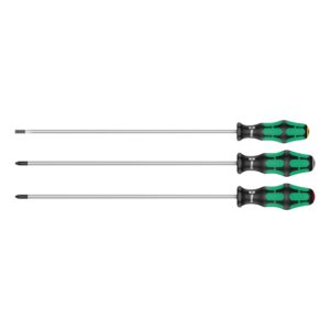 Wera 347735 335/350/355/3 Kraftform Plus Blade Screwdriver Set 300mm 3-Piece