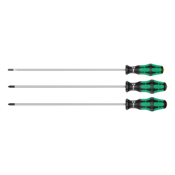 Wera 347735 335/350/355/3 Kraftform Plus Blade Screwdriver Set 300mm 3-Piece