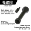 Klein NRHD 3-in-1 Impact Socket 3/4'', 1'', 1-1/8''